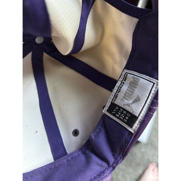 Throwback Lakers Puma Snapback Hat Lebron Koby Lamelo Shaq - Picture 6 of 6